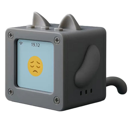 DeepSeek XiaoZhi Mini AI Emo Robot | Smart Voice Chatbot, Emotional Interaction, Personalized AI Companion, Unique Gift Idea PlatiNum