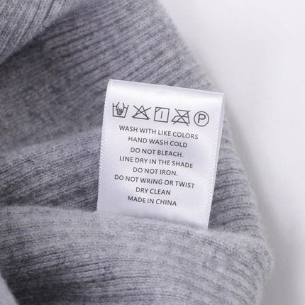 Autumn Winter 100% Cashmere Skirt Women Soild Mid-calf  High Waist Twist Flower Fit Slimming Knitted Dress  Light Luxury Elegant PlatiNum