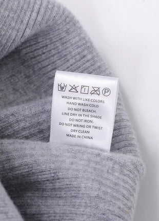 New 100% Pure Cashmere Half Skirt Women's Autumn Winter Mid-calf Knitted Full Skirt A-line High Waist Dress Retro Chinese Style PlatiNum