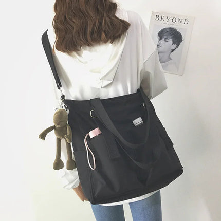 Waterproof Oxford Large Capacity Women Handbag Shoulder Bag Female Crossbody Bags for Women Casual Tote Bag PlatiNum