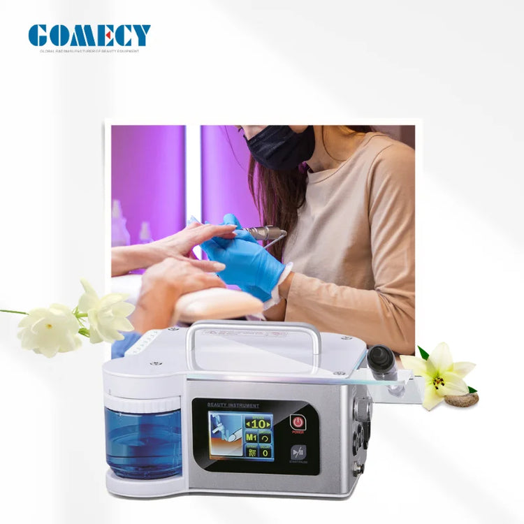 Nail Drill Machine Pullyon ProSpray FP Electric Adjustable Spray Foot Pedal Control for Manicure Pedicure Salon Nail Art Equipment