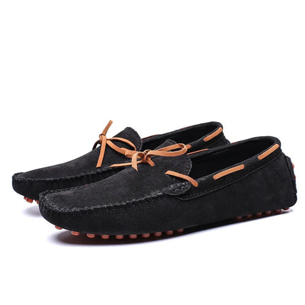 Scarpe casual da uomo Mocassini in pelle scamosciata Scarpe classiche in pelle Scarpe da guida morbide Mocassini di lusso Slip on caldi Scarpe da uomo Taglie forti 38-49