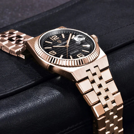PAGANI DESIGN Nuovi Orologi 3D Rombo Quadrante Orologio Automatico di Lusso Per Gli Uomini di Moda AR Vetro Zaffiro Orologio Da Polso Meccanico 2026