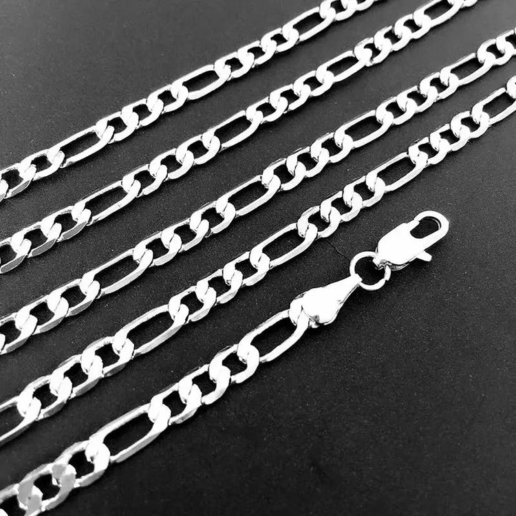 Wholesale 925 Sterling Silver Necklace 2-12mm Width 40-75cm Long Chain Lobster Clasp Men and Women Engagement Jewelry PlatiNum