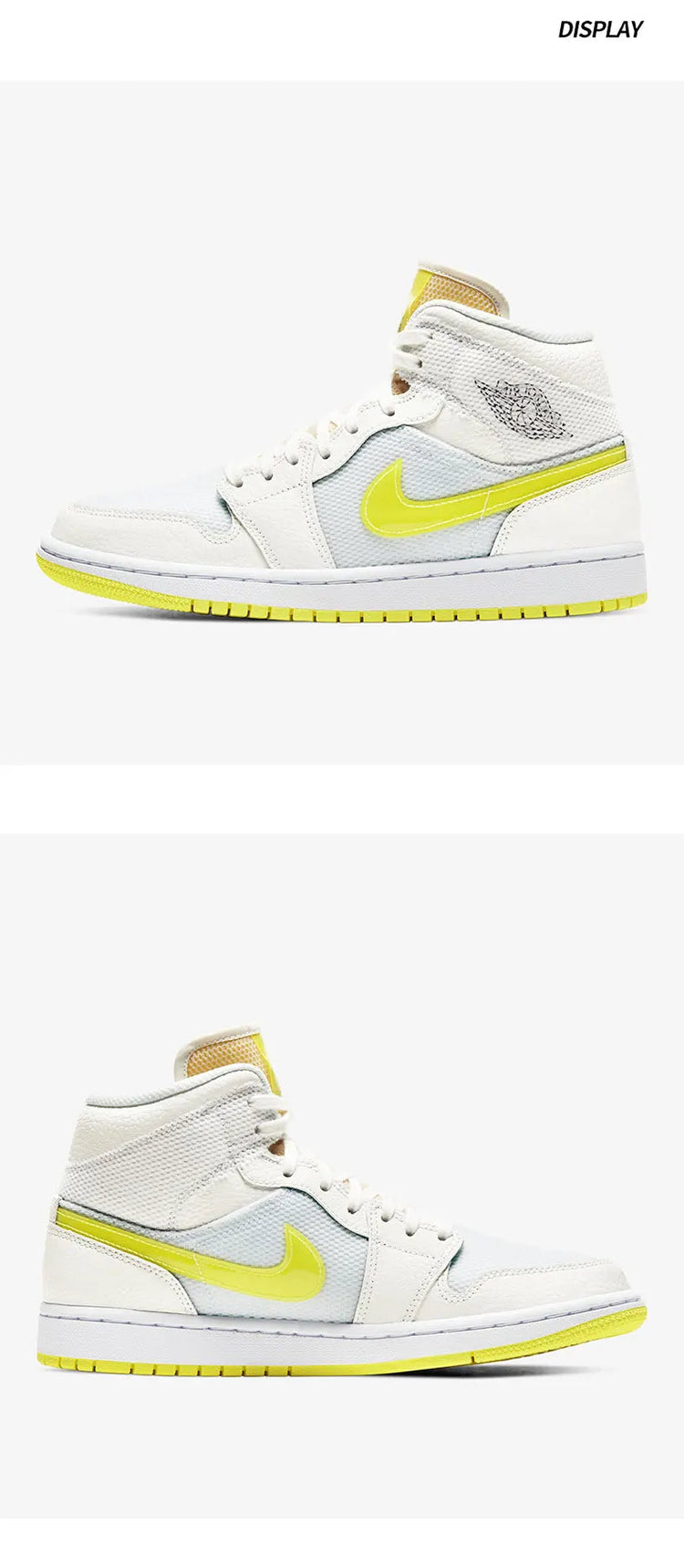 Scarpe da basket medie Nike originali Air Jordan 1 Mid AJ1 Lakers DB2822-107 platinumshop