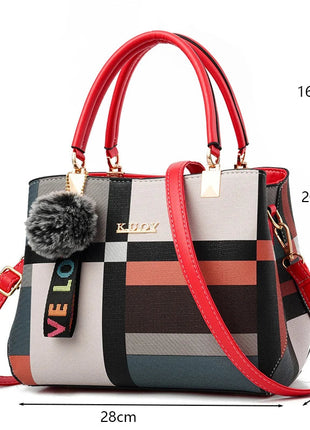 PU Leather Casual Crossbody Bags for Women Ladies Luxury Designer Tote Handbag Female Large Capacity Travel Shoulder Bag Sac PlatiNum