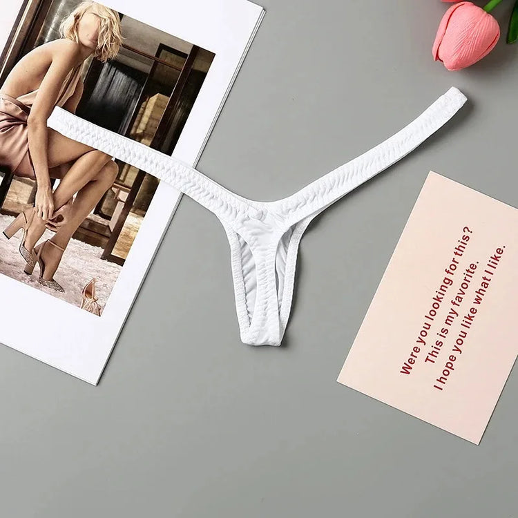 Women Thong Low-Rise G-string Mini Sexy Underwear Micro Bikini Bottom Thongs Female Panty