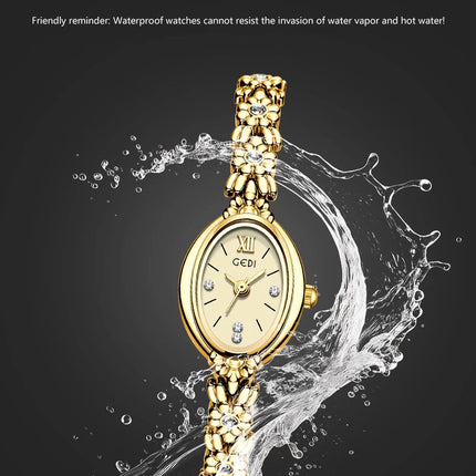 Orologio da donna Luce di lusso retrò tempestato di diamanti Bracciale di alta bellezza Orologi da donna squisiti alla moda platinumshop