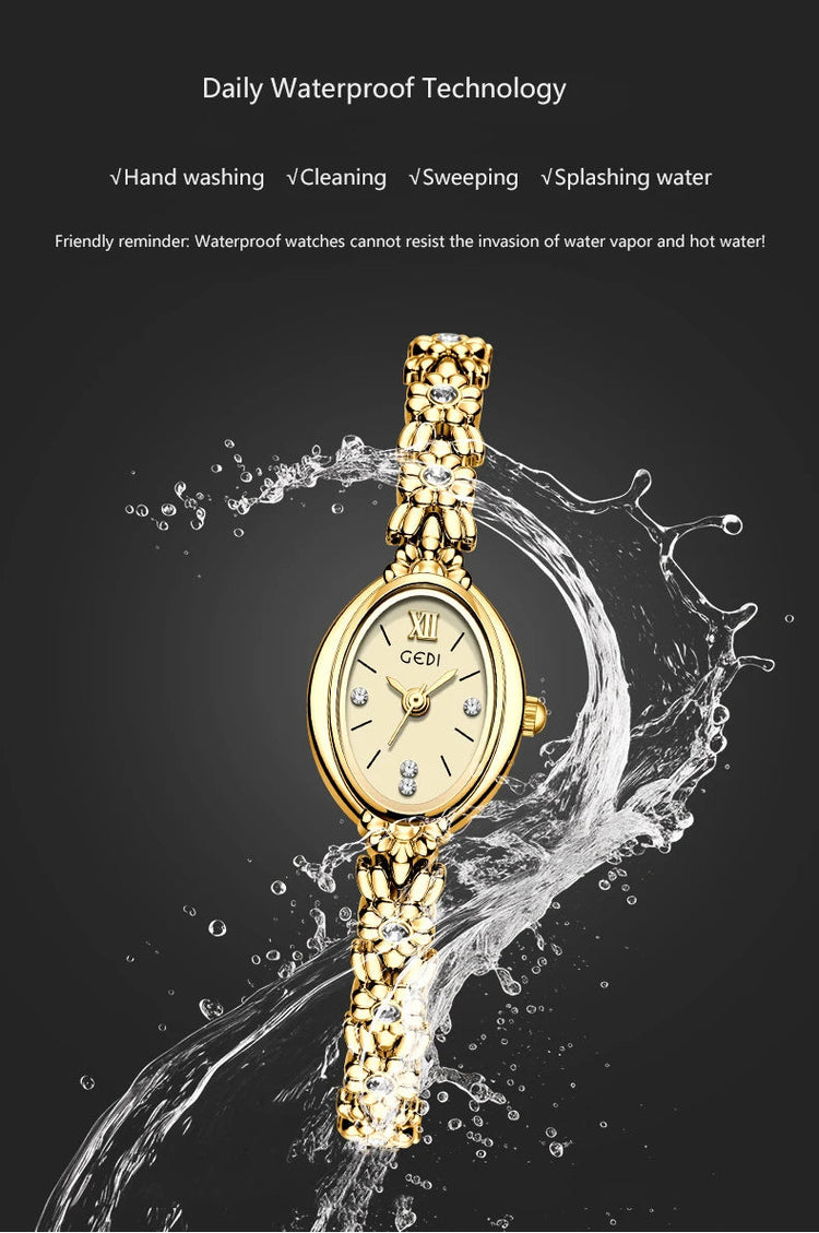 Orologio da donna Luce di lusso retrò tempestato di diamanti Bracciale di alta bellezza Orologi da donna squisiti alla moda platinumshop