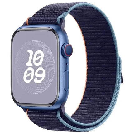 Cinturino in nylon per Apple Watch Ultra 3 49mm, bracciale iWatch 11 10 9 8 7 6 5 4 SE Sport NUOVO Design 42-46mm 45mm 44mm 41mm