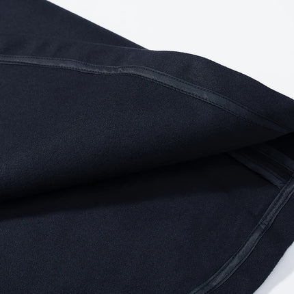 5 Colors New Autumn High Collar Woolen Cape Coat Tie Bow Sashes Long Bat Sleeve Front Buttons Cloak Shawl Jacket Loose Outerwear