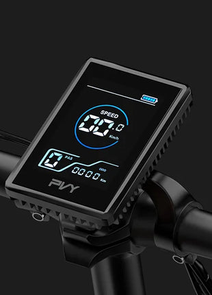 Bicicletta Elettrica Pieghevole PVY Z20 MAX con Sensore di Coppia, Doppia Batteria per Pendolarismo Urbano, E-bike a Pedalata Assistita con Autonomia di 25.6Ah