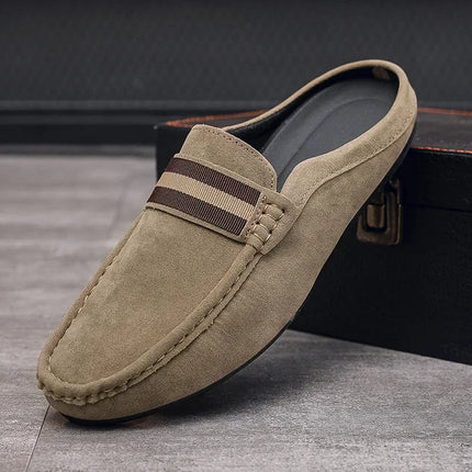Mocassino 2026 ‌   Scarpe da uomo leggere estive, modello mocassino, slip-on traspiranti casual con mezza soletta, per uomo