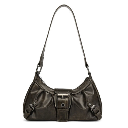 Nuova Borsa Sottospalla in Pelle da Donna, Borsa a Tracolla Trendy per Signore