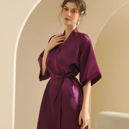 Testo personalizzato Logo accappatoio da sposa abito da sposa sposa damigella d'onore abiti da sposa donna addio al nubilato addio al nubilato