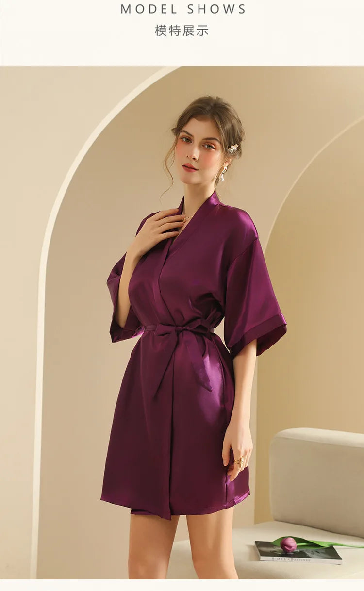 Testo personalizzato Logo accappatoio da sposa abito da sposa sposa damigella d'onore abiti da sposa donna addio al nubilato addio al nubilato