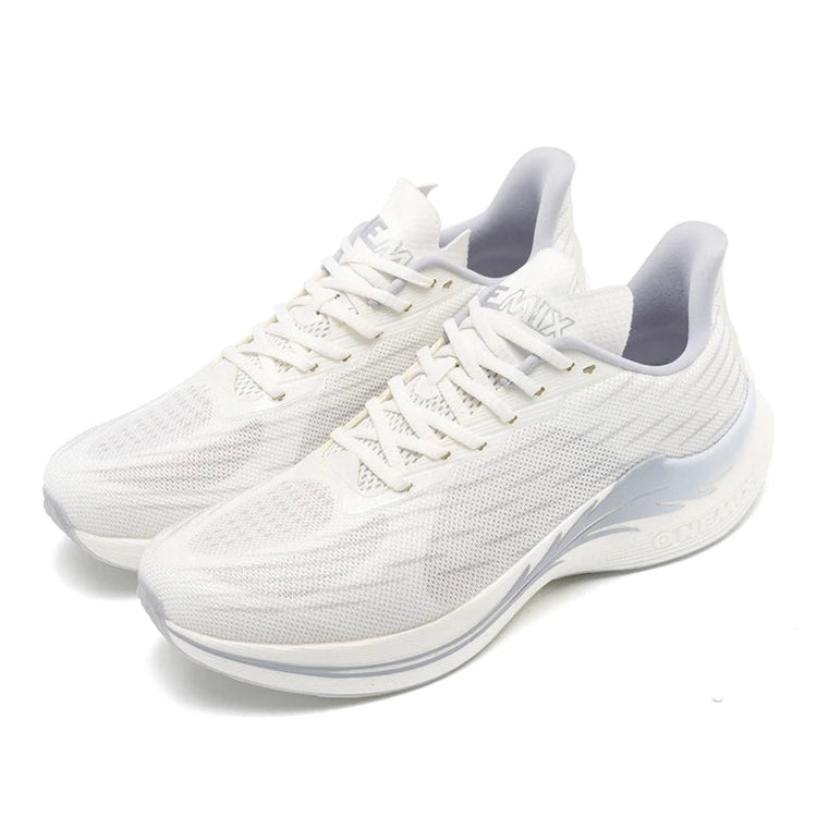 Onemix 2025 nuove scarpe da corsa veloci traspiranti uomo maratona sport casual scarpe sportive da donna uomo leggero corda per saltare all'aperto fitness PlatiNum