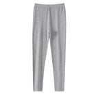 100% Wool Pants Women's Autumn and Winter Knitted Leggings Solid Color Warm Solid Color Wool Leggings Women's Clothes PlatiNum