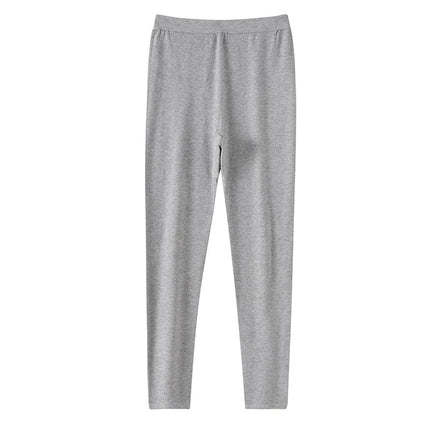 100% Wool Pants Women's Autumn and Winter Knitted Leggings Solid Color Warm Solid Color Wool Leggings Women's Clothes PlatiNum