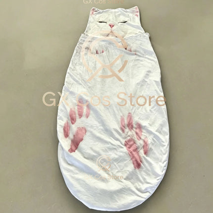 Giant Animal Sleeping Bag Comfortable Soft Warm Plush Bag Washable Cute Cat Envelope Sleeping Bag for Adults Winter Outdoor Use