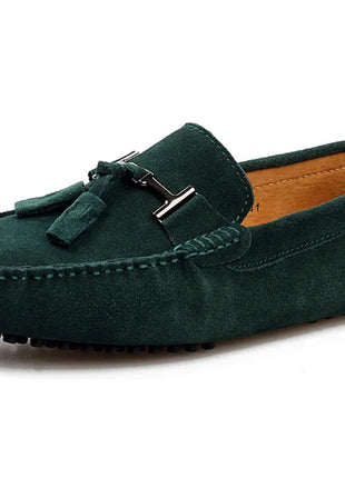 Mocassini da uomo primavera estate scarpe Casual in pelle scamosciata Slip-ons da uomo Luxury Brand Mocassin Man Plus Size 50 51 52 53 per piede grande