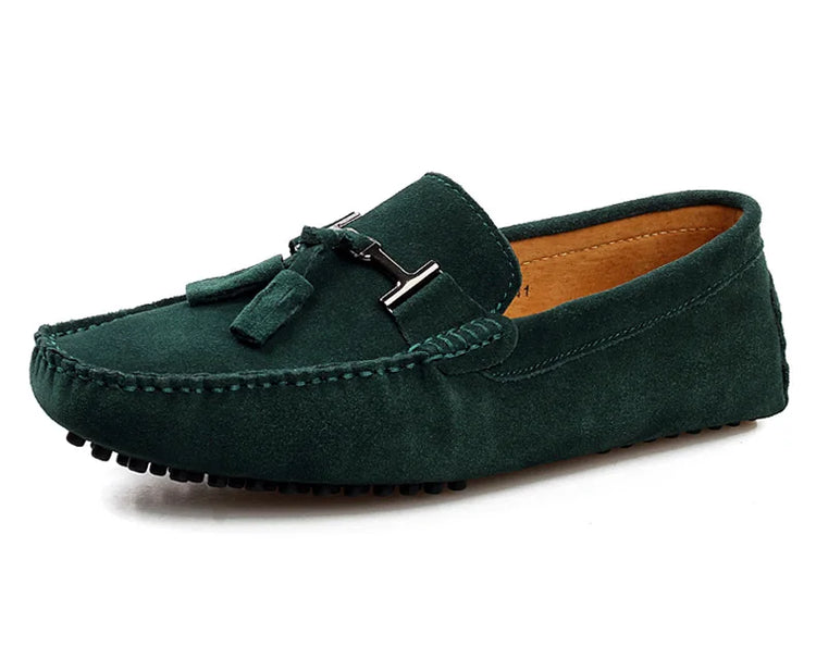 Mocassini da uomo primavera estate scarpe Casual in pelle scamosciata Slip-ons da uomo Luxury Brand Mocassin Man Plus Size 50 51 52 53 per piede grande