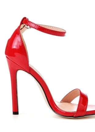 2026 spring Fashion Large Size 11cm Woman Sexy Dance Shoes Sandals Women Shoe Summer High Heels Stiletto Elegant Party Shoe PlatiNum