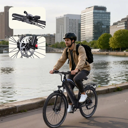 Bicicletta Elettrica DUOTTS C29 Max con Motore da 250W, Batteria 48V18AH, Freno a Disco Idraulico, Pneumatici da 29 Pollici, E-bike per Pendolari Urbani