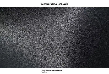 [Full Leather Inside Outside] Drinking Milk Cowhide Imported Saddle Leather Underarm Bag Single Shoulder Crossbody Bag Simple