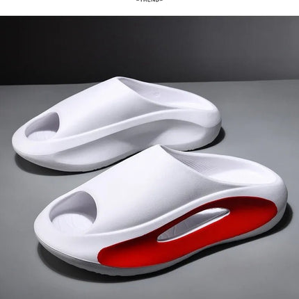 Pantofole in cocco Le donne indossano sandali Coppia fondo spesso Eva Step on Shit Feeling Home Home Pantofole di grandi dimensioni Scarpe - platinumshop
