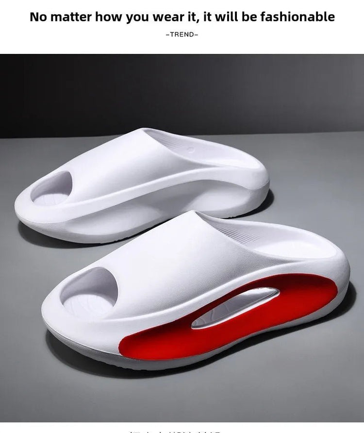 Pantofole in cocco Le donne indossano sandali Coppia fondo spesso Eva Step on Shit Feeling Home Home Pantofole di grandi dimensioni Scarpe - platinumshop