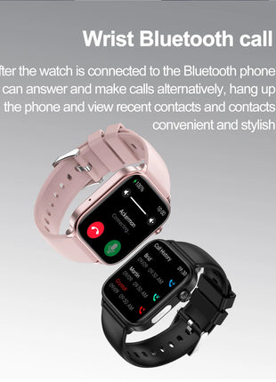 2025 Nuovo AI Diagnosi Lipidi nel sangue Acido urico Test di composizione corporea Smart Watch per uomo ECG + PPG Chiamata Bluetooth Salute Smartwatch platinumshop