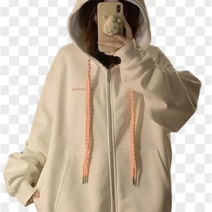 2025 Cute Girls Spring And Autumn New Cute Cat's Ears Hooded Coat Collection Casual Fashion Versatile Trends Lazy Wind