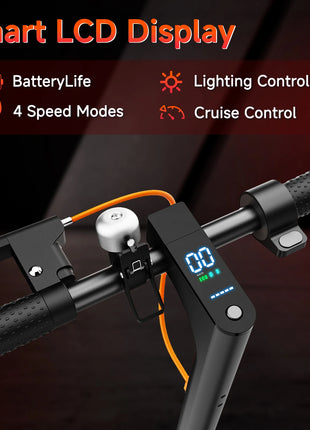 Monopattino elettrico per adulti TODIMART, monopattino elettrico urbano, motore 350W, batteria 36V, monopattino pieghevole, velocità 24 km/h, autonomia 20-30 km, monopattino elettrico urbano, 3 velocità regolabili