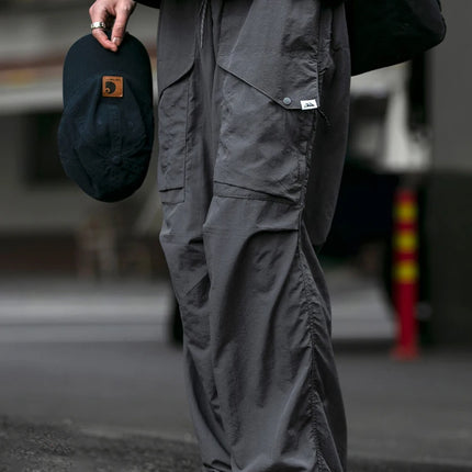 Spring Summer Korean Outdoor Functional Waterproof Cargo Pants For Men Clothing Harajuku Joggers Casual Breathable Pants Male
