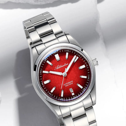 ADDIESDIVE New 2026 Luxury Men's Mechanic Quartz Analog Watch Super Luminous Steel Watch 10Bar Bubble Glass Personalized Watches