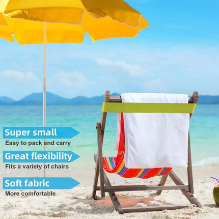 Fasce per asciugamani per sedia da spiaggia supporto per cinghie per asciugamani in Silicone per le vacanze perfetto per asciugamano fisso da spiaggia per la crociera di carnevale