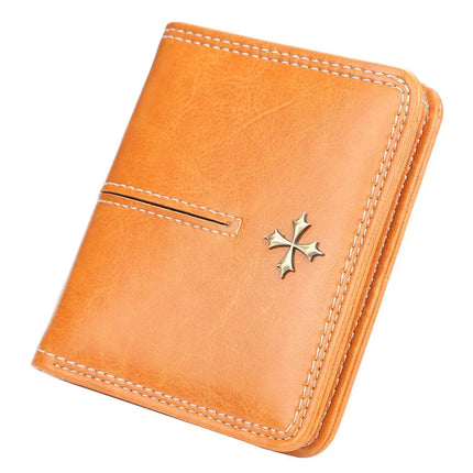 Zipper Mini Women Wallets New Fashion PU Leather Vertical Square Shape Quality Female Purse Card Holder Wallet Coin Purses PlatiNum