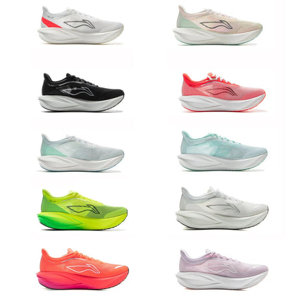 Li-Ning Women's FEIDIAN 5 CHALLENGER Racing Running Shoes CARBON-FIBER PLATE BOOM Cushion Sport Shoes Breathable Sneaker ARMV002 PlatiNum