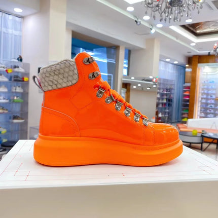 Men Platform Casual Shoes Oversized High-top Sneakers Fashion Motorcycle Boots Comfortable Ankle Boots Fashion Sports Shoes