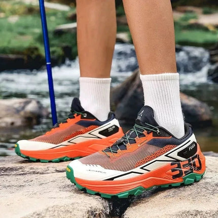 2025 Hot Sale Mens Womens Trail Running Shoes Outdoor Walking Sneakers Unisex Anti Slip Sports Shoe Couples Training Shoes PlatiNum