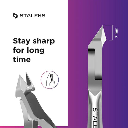 1pcs Professional Stainless Steel Cuticle Nipper, Sharp Precision Nail Trimmer, Durable Spring-Loaded Tool, Salon-Quality Manicure & Pedicure Accessory for Clean & Neat Nails