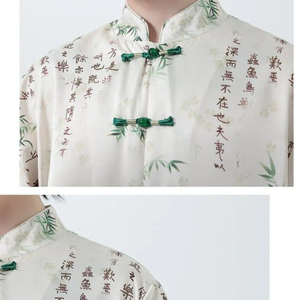 Camicie Stampate da Uomo, Stile Retrò Hawaiano, Traspiranti, Comode e Oversize con Maniche Corte