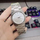 Orologio da Polso Serie PRX con Cinturino in Acciaio, Modello Super Player, per Uomo e Donna, con Calendario, Stile Semplice e alla Moda, Regalo di Compleanno, Idea Regalo per Lui e per Lei