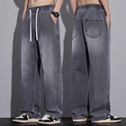 Abbigliamento da uomo Pantaloni a gamba larga Jeans larghi Streetwear Pantaloni in denim moda dritti