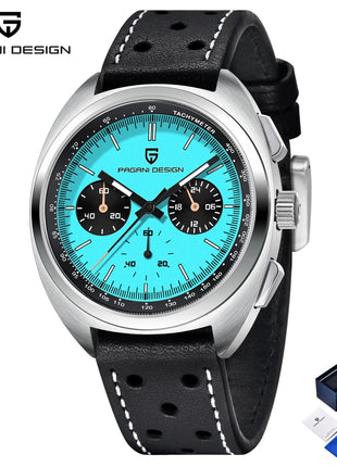 Nuovo Orologio da Uomo PAGANI DESIGN Panda 2026, Orologio al Quarzo Retrò, Cronografo Impermeabile con Vetro Zaffiro AR, Luminoso, Sportivo, in Acciaio Inossidabile