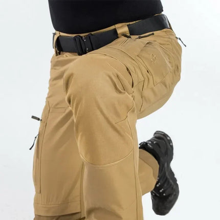 Military Tactical Pants Men's Cargo Trousers Casual Outdoor Waterproof Pants Multi-pocket Wear-resistant Breathable Workwear