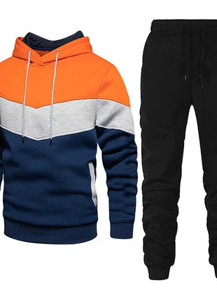 2025 model men's suit - sports hoodie + pants - winter/spring edition - sports hooded sweatshirt - sports pants - fashionable sl PlatiNum