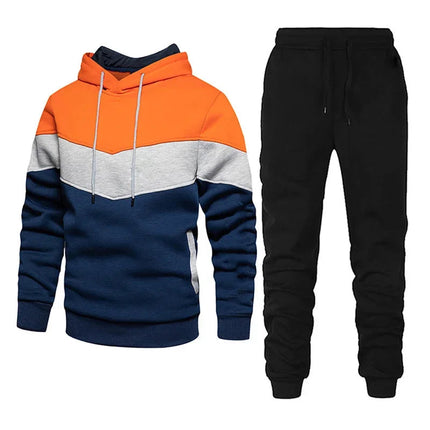 2025 model men's suit - sports hoodie + pants - winter/spring edition - sports hooded sweatshirt - sports pants - fashionable sl PlatiNum