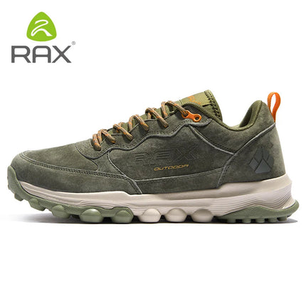 RAX Running Shoes Men&Women Outdoor Sport Shoes Breathable Lightweight Sneakers Air Mesh Upper Anti-slip Natural Rubber Outsole PlatiNum